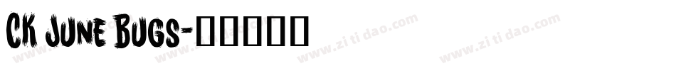 CK June Bugs字体转换